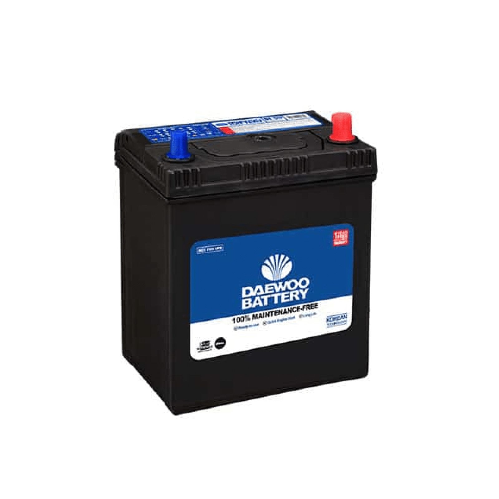 dlr 50-02 Daewoo DL/R50 – 35Ah Maintenance-Free Battery - Image 1
