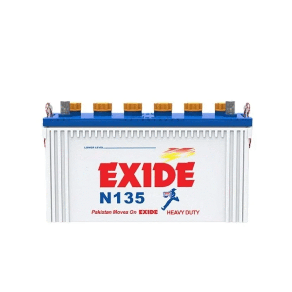 Exide N135 Battery (100Ah – 17 Plates)